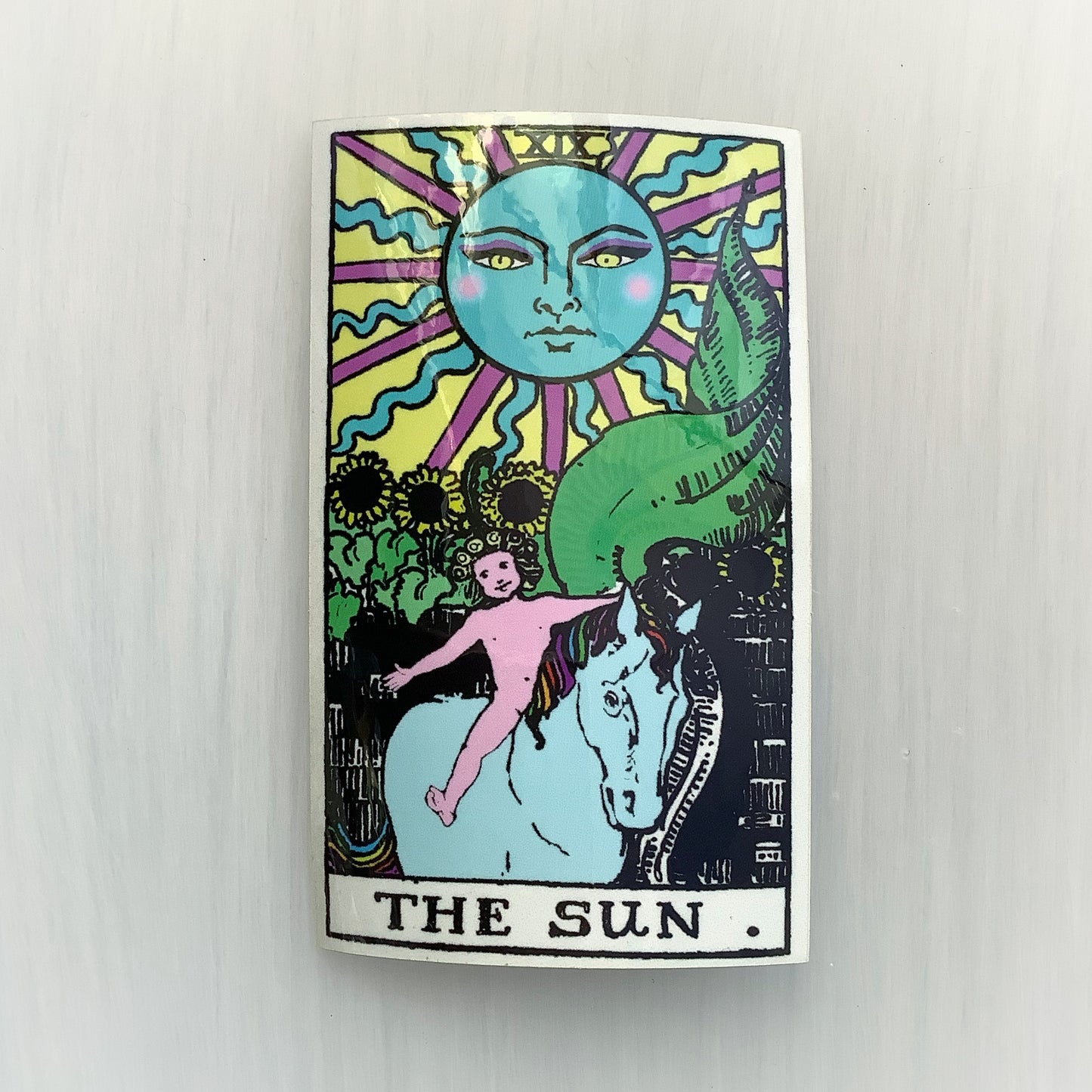 Tarot Stickers, The Moon, The Sun, The Empress, Vinyl Waterproof