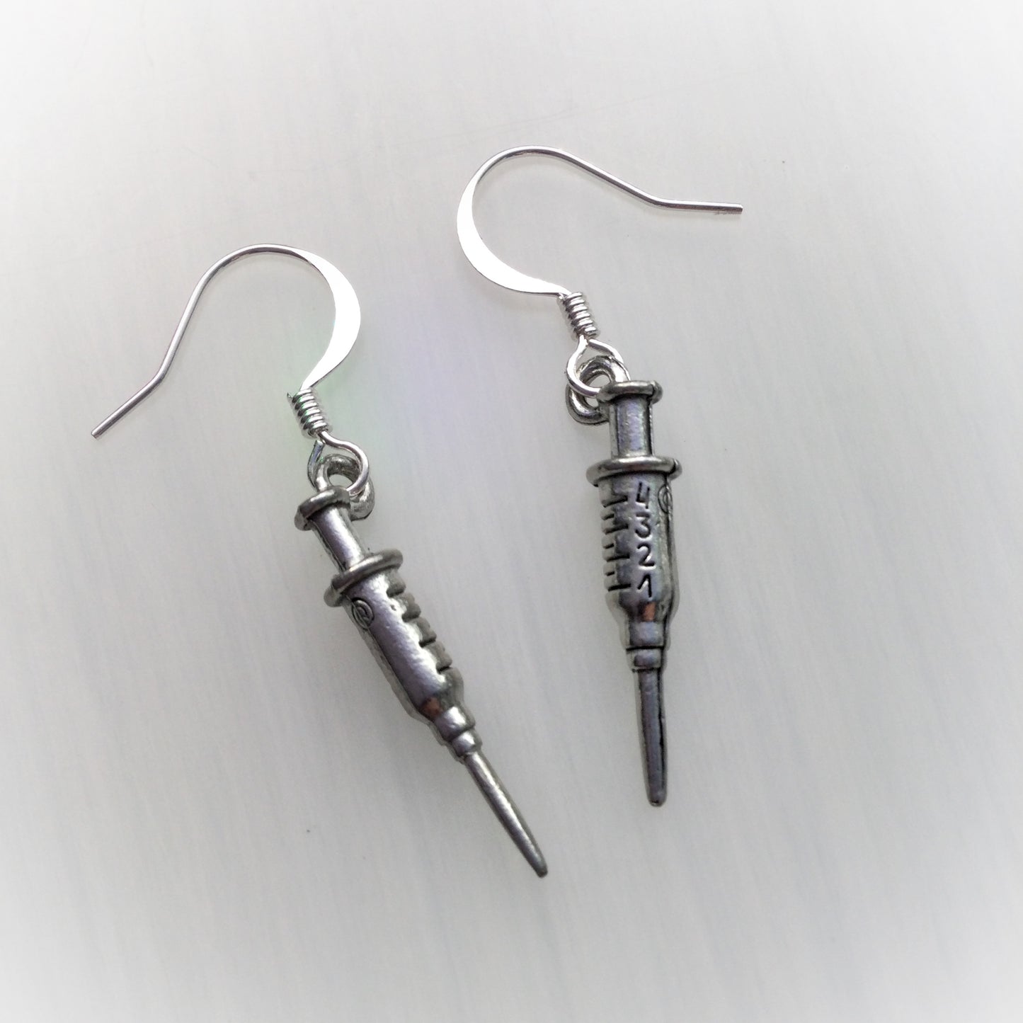 Syringe Needle Earrings