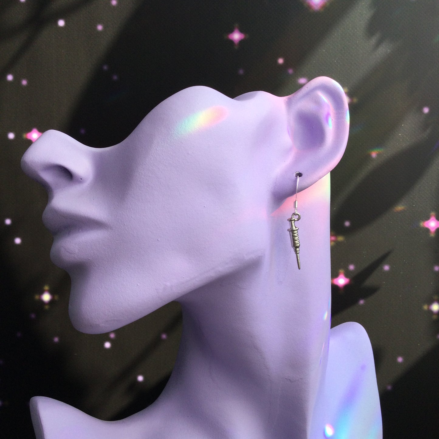 Syringe Needle Earrings