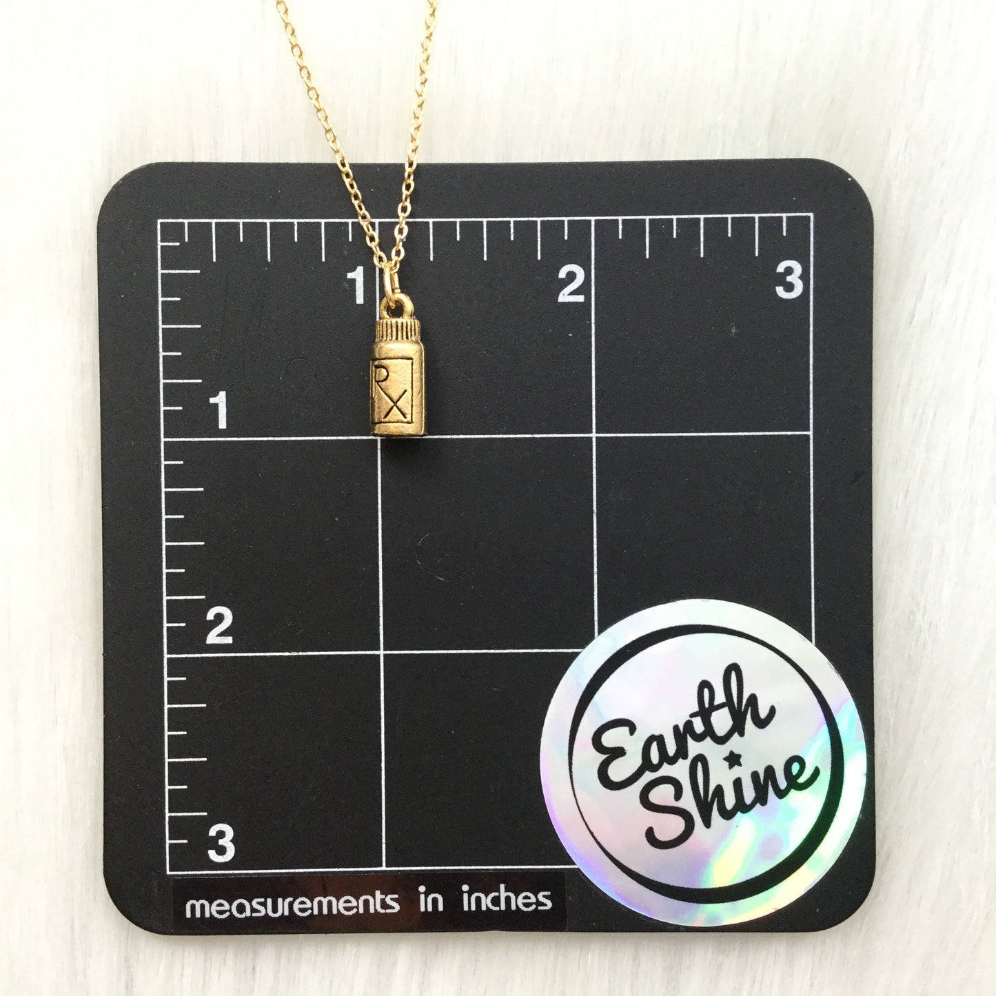 Rx Pill Bottle necklace