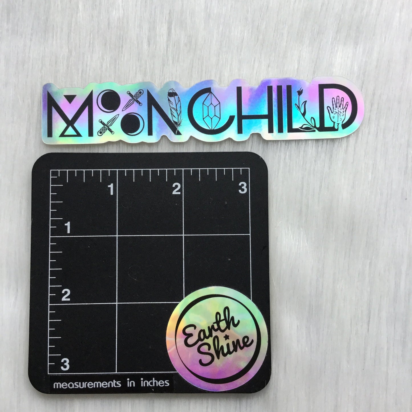 Holographic Moonchild Sticker