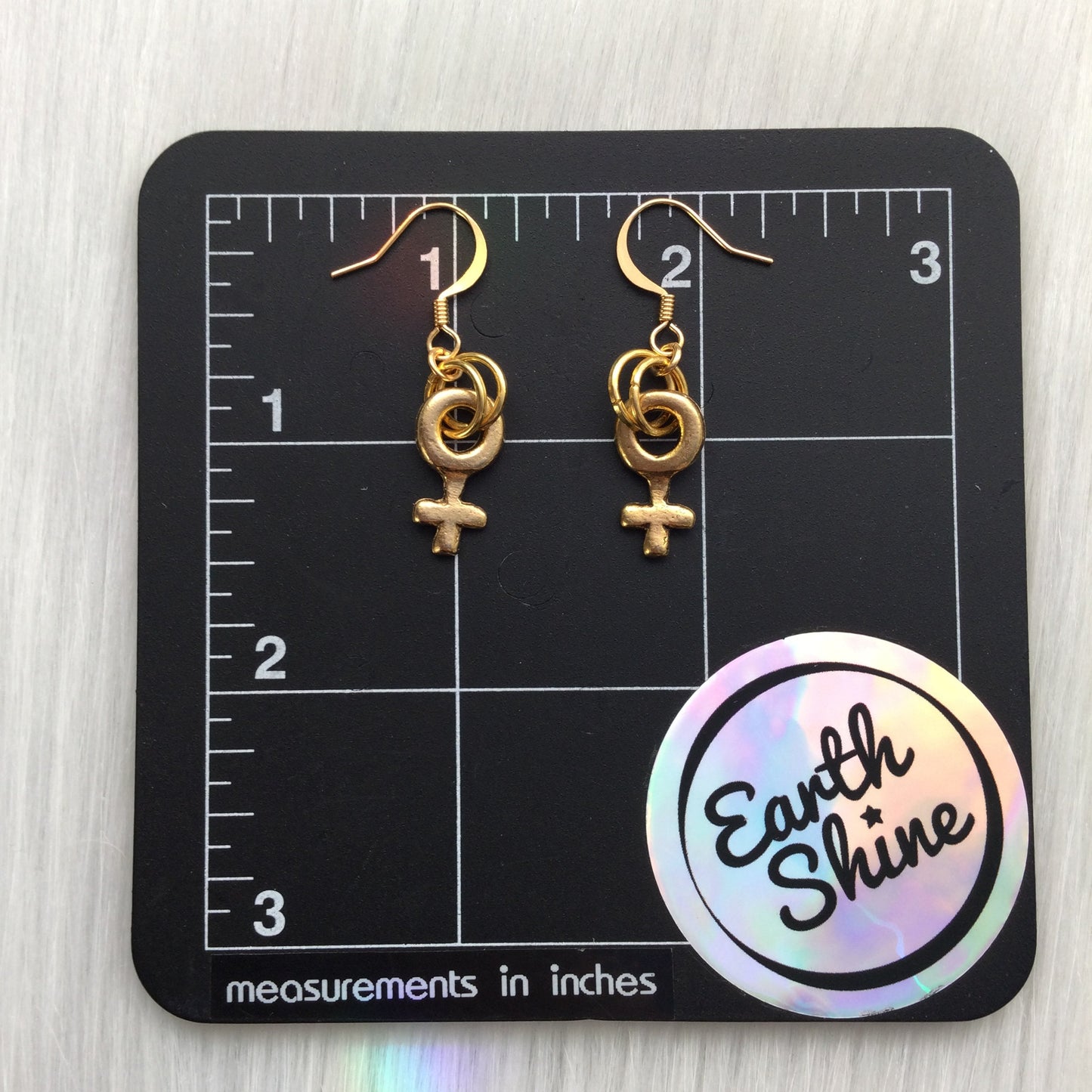 Venus Symbol earrings