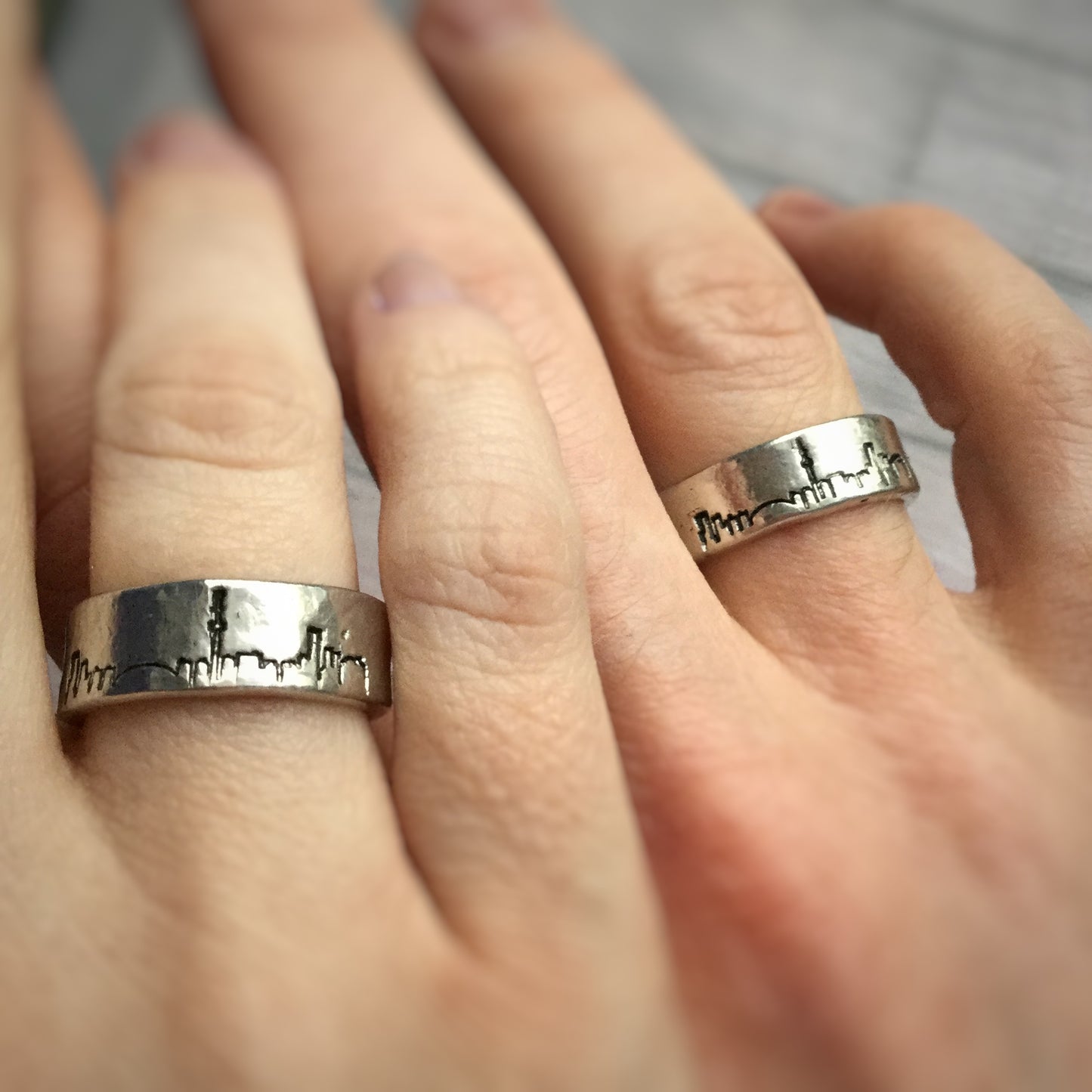 Toronto Skyline Adjustable Ring