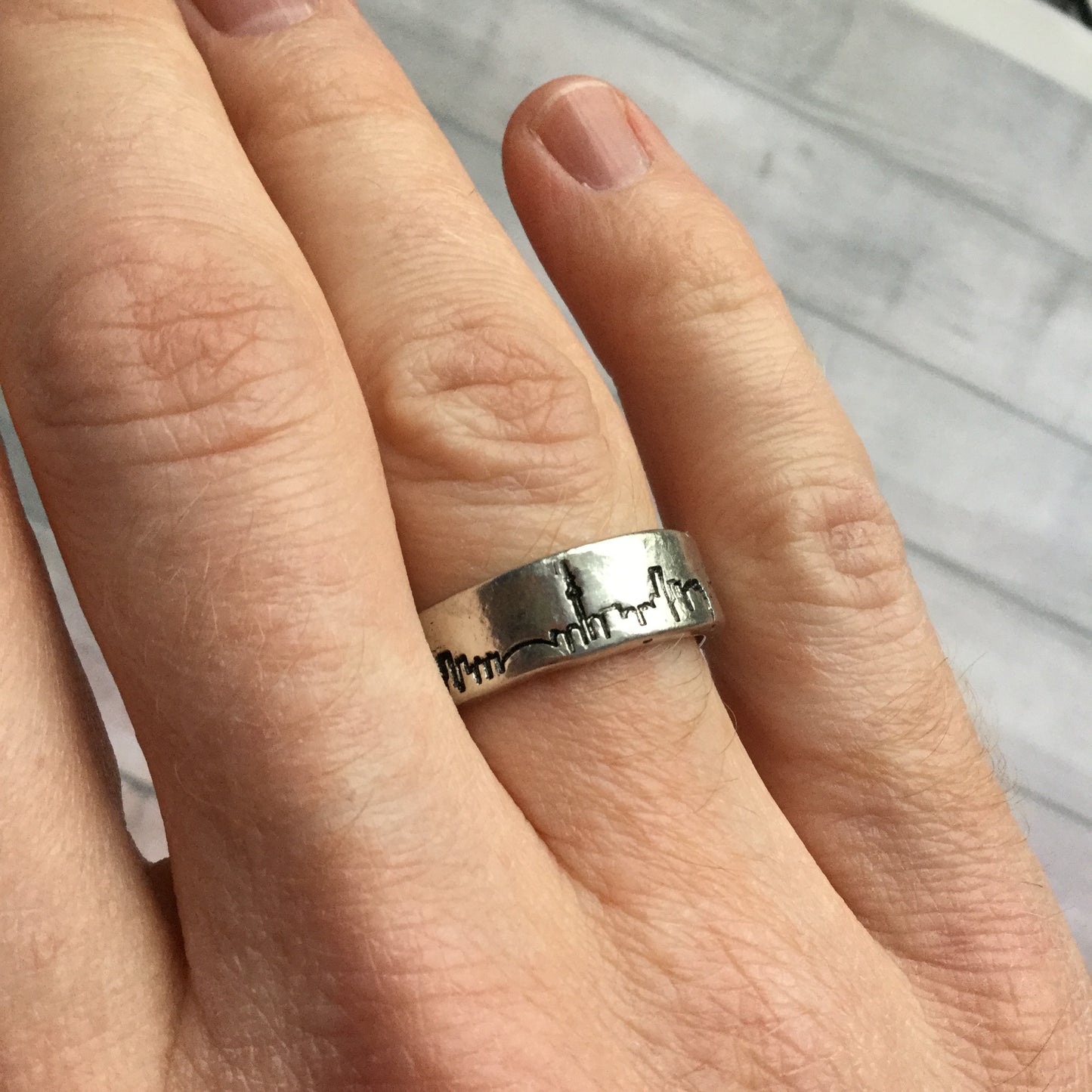 Toronto Skyline Adjustable Ring