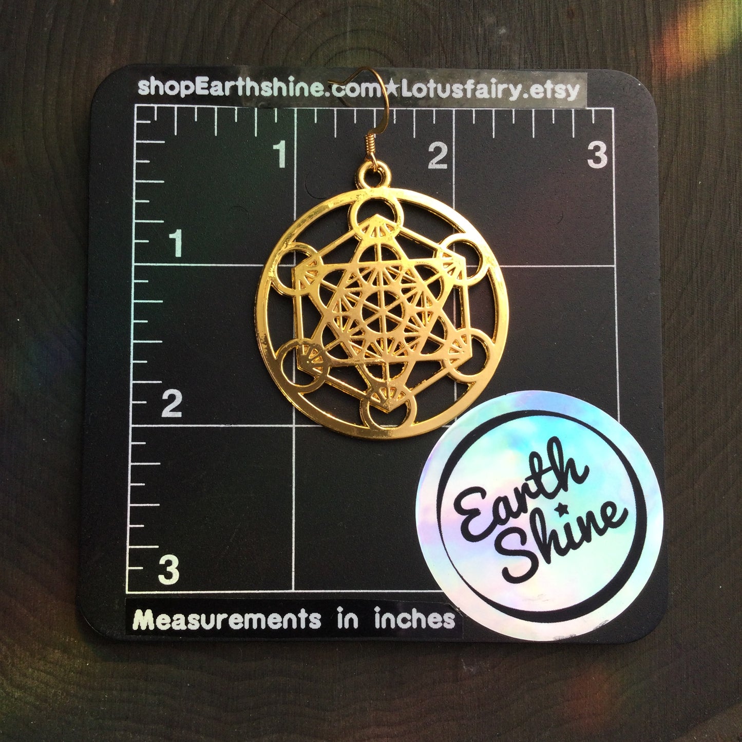 Metatrons Cube Earrings