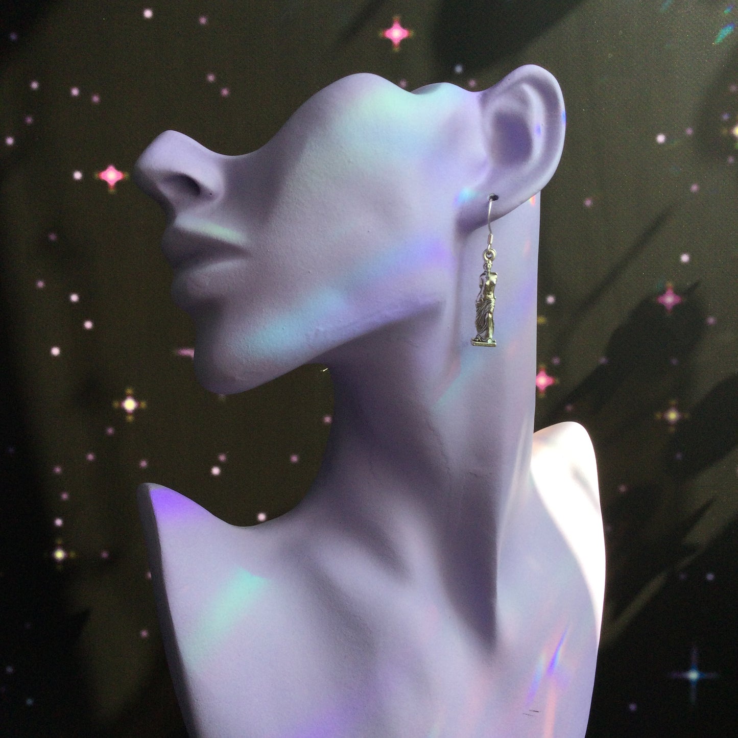 David and Venus de Milo Art earrings