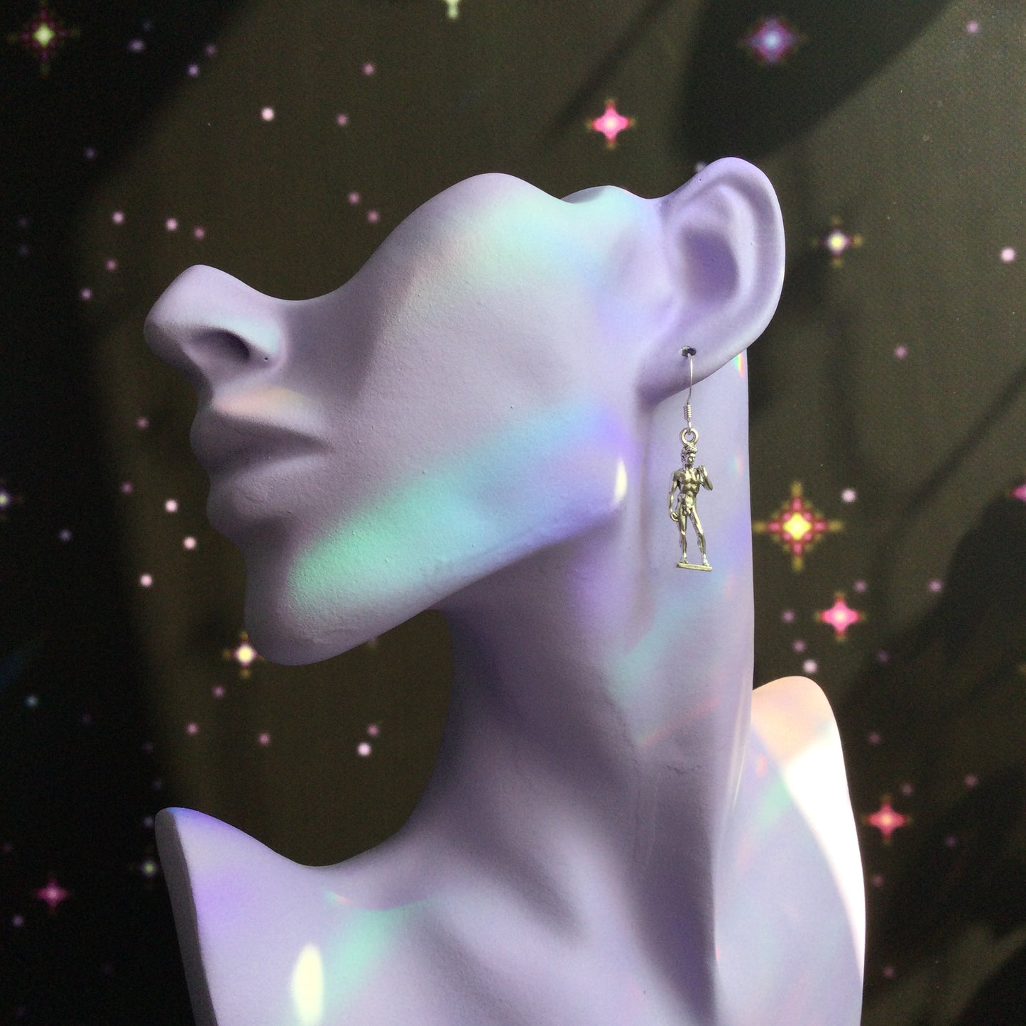 David and Venus de Milo Art earrings