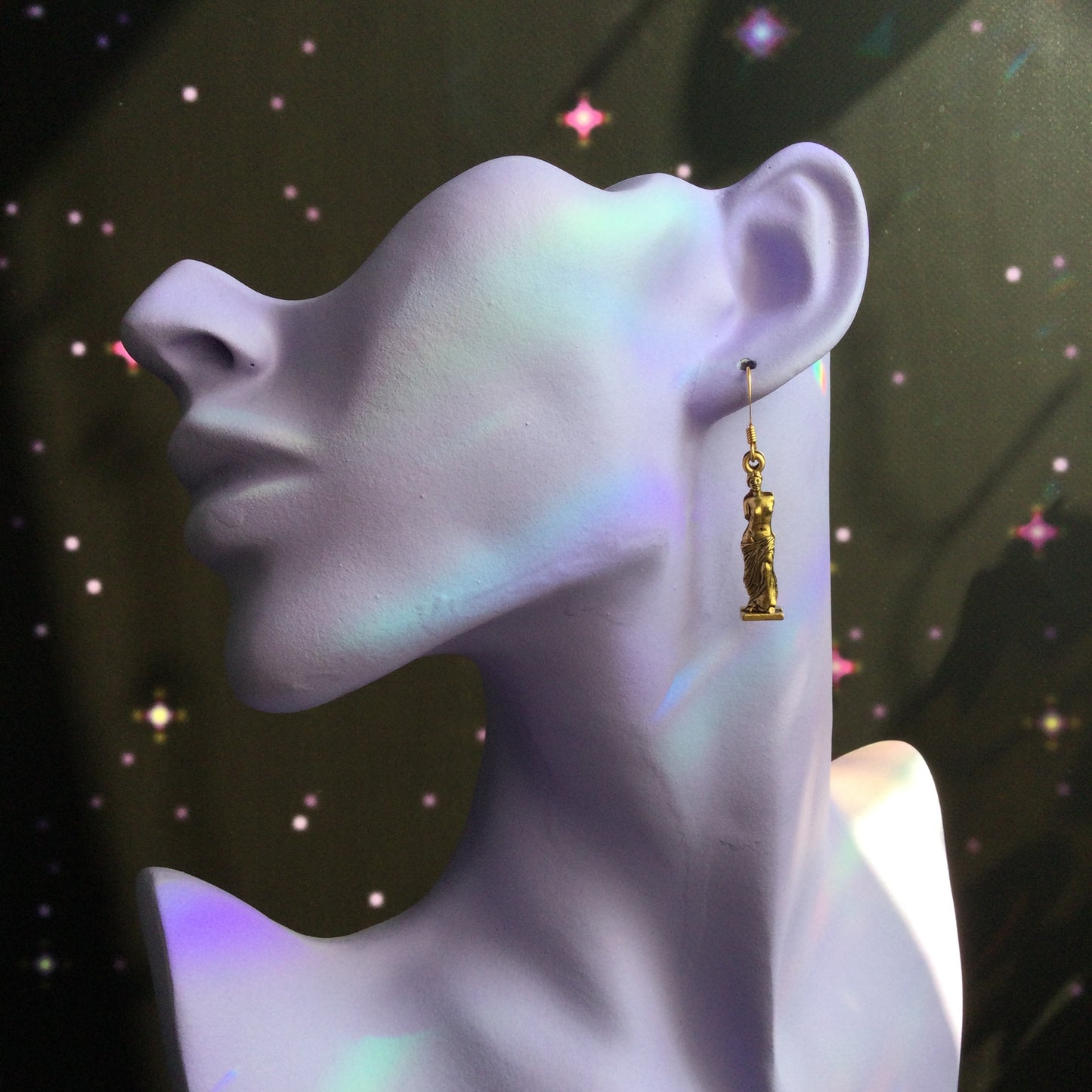 David and Venus de Milo Art earrings