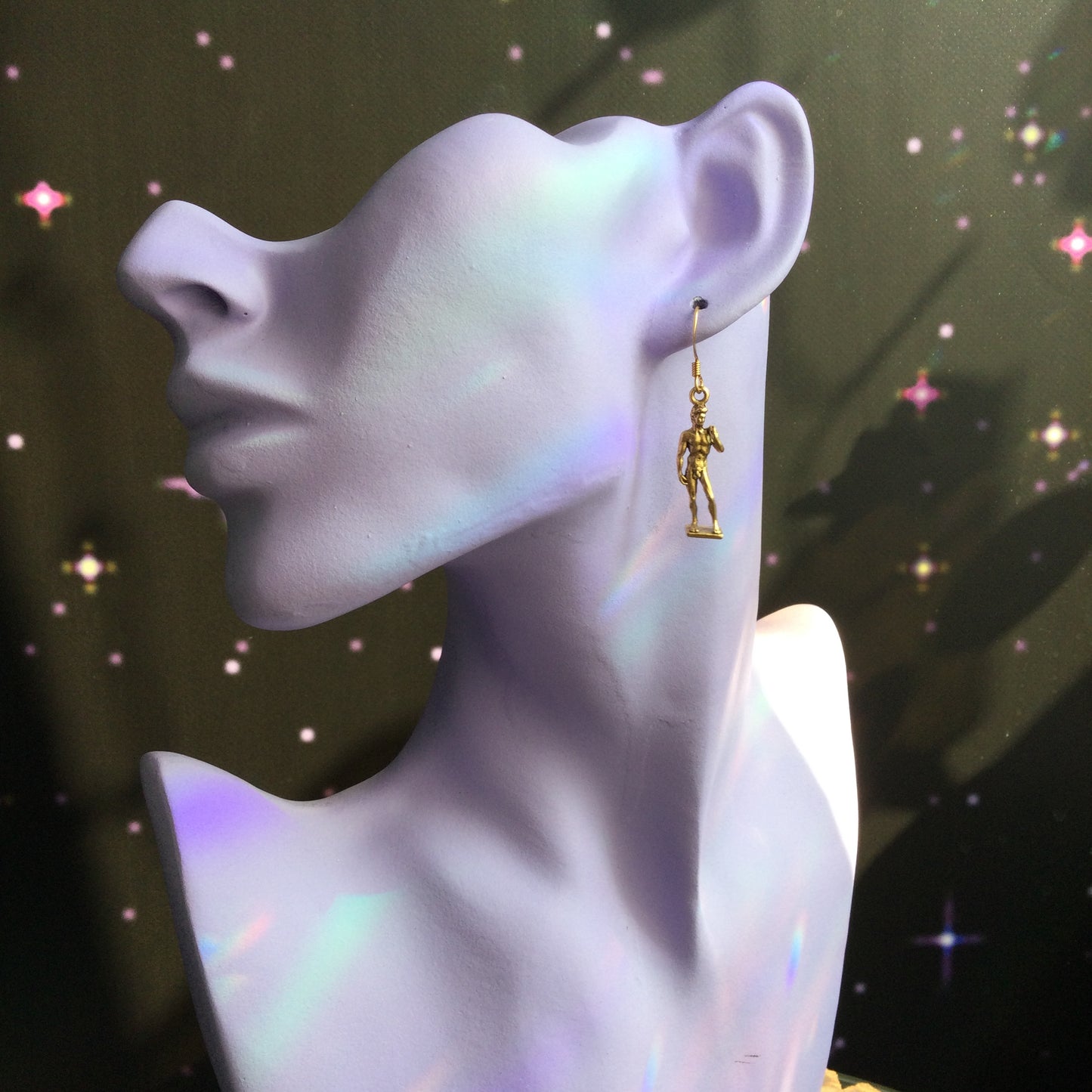 David and Venus de Milo Art earrings