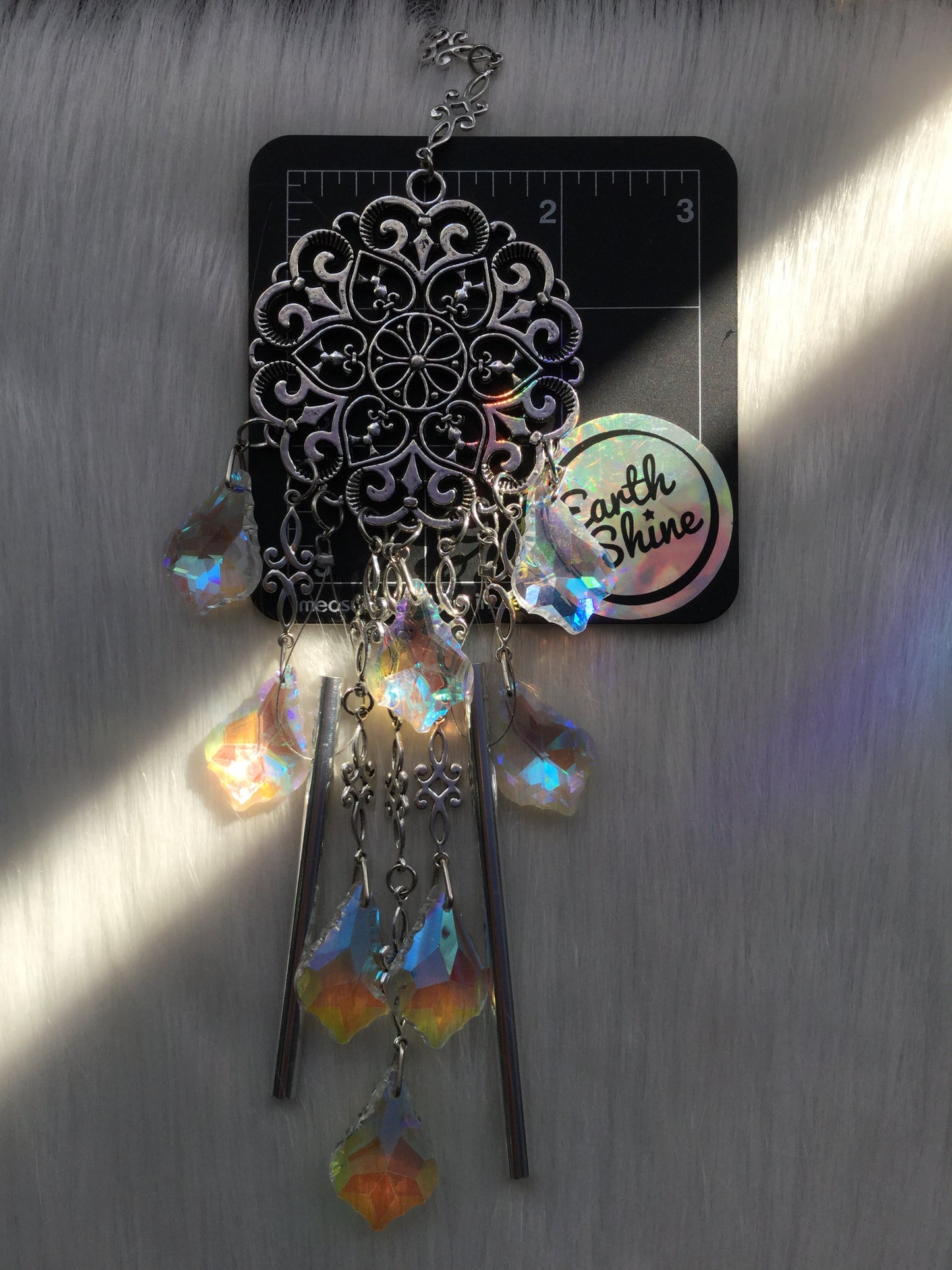 Mandala Crystal Wind chime Suncatcher