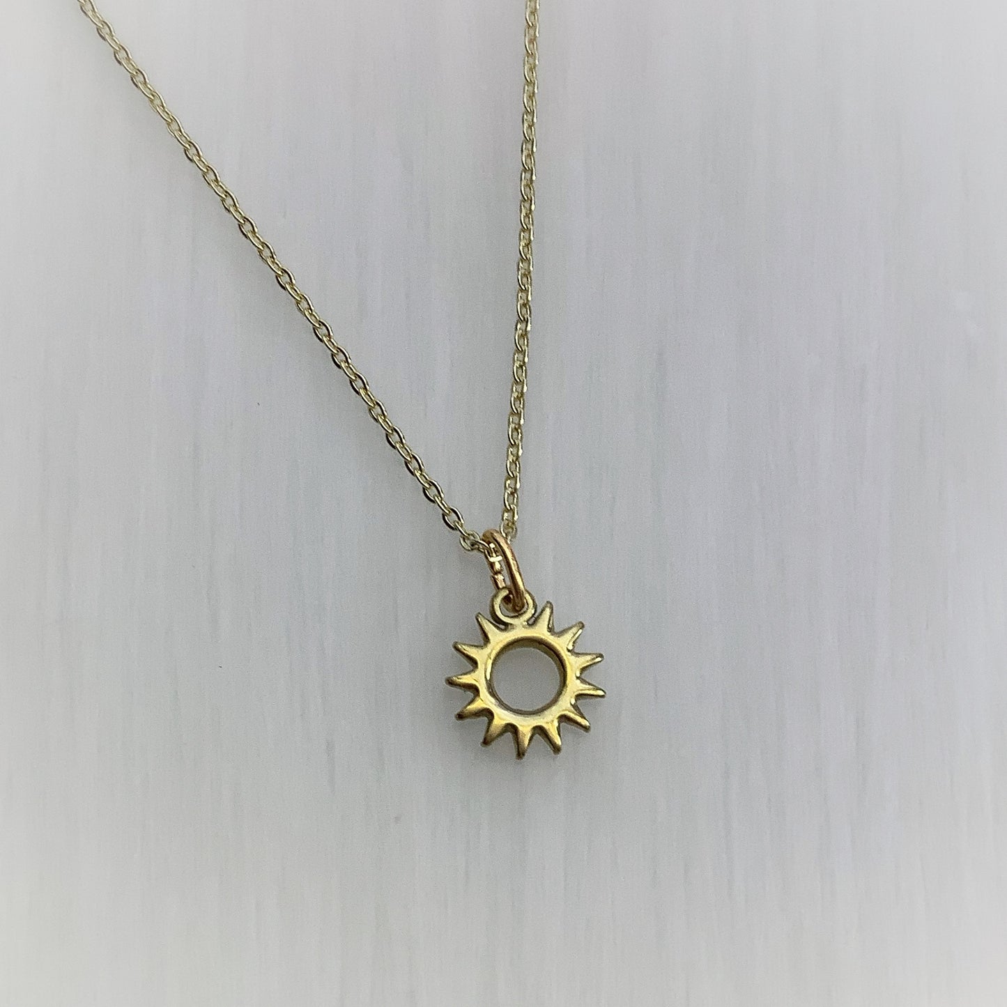 Dainty Gold Sun, Moon or Star necklaces