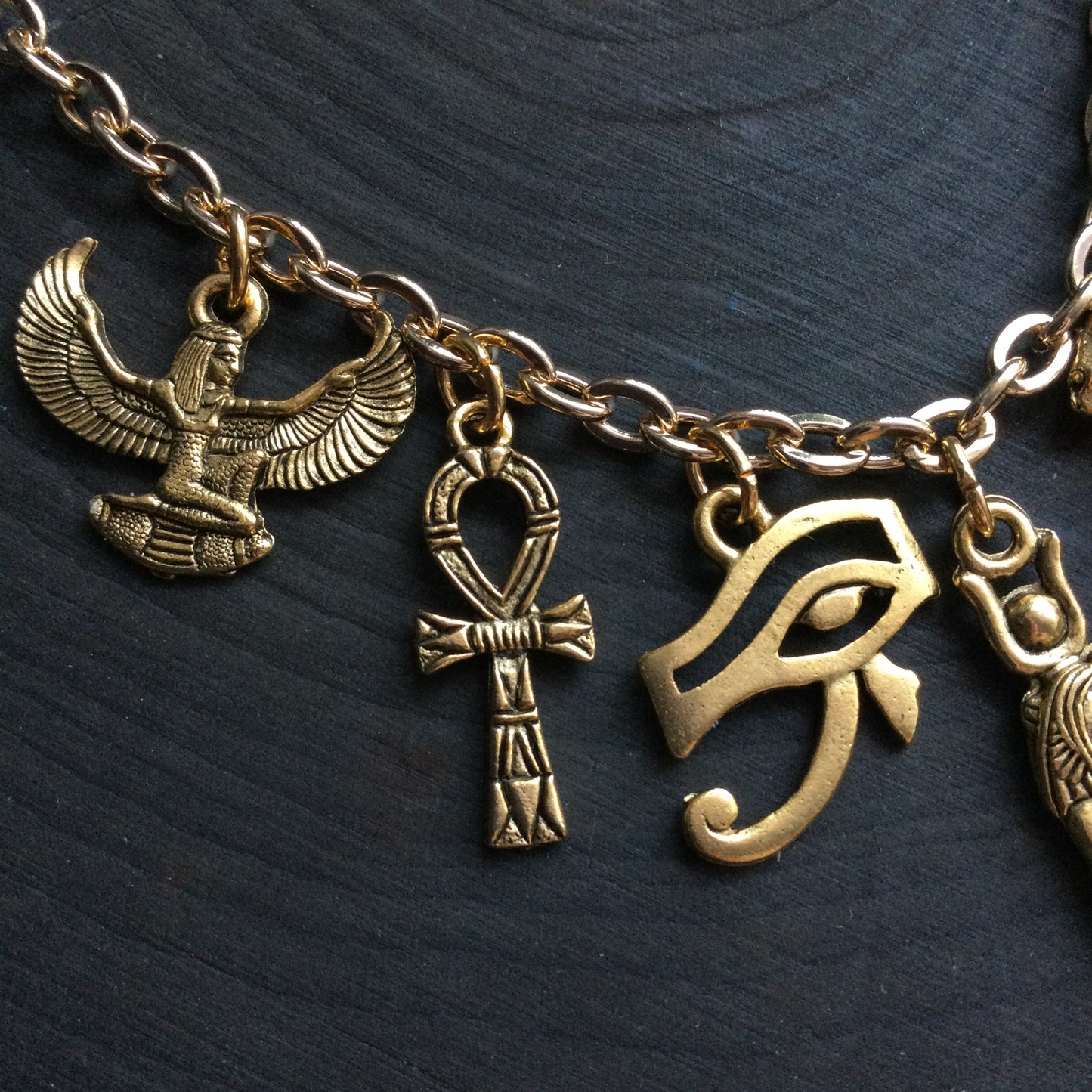 Gold Egyptian Charm necklace