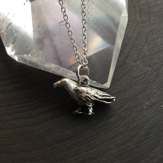 Raven necklace