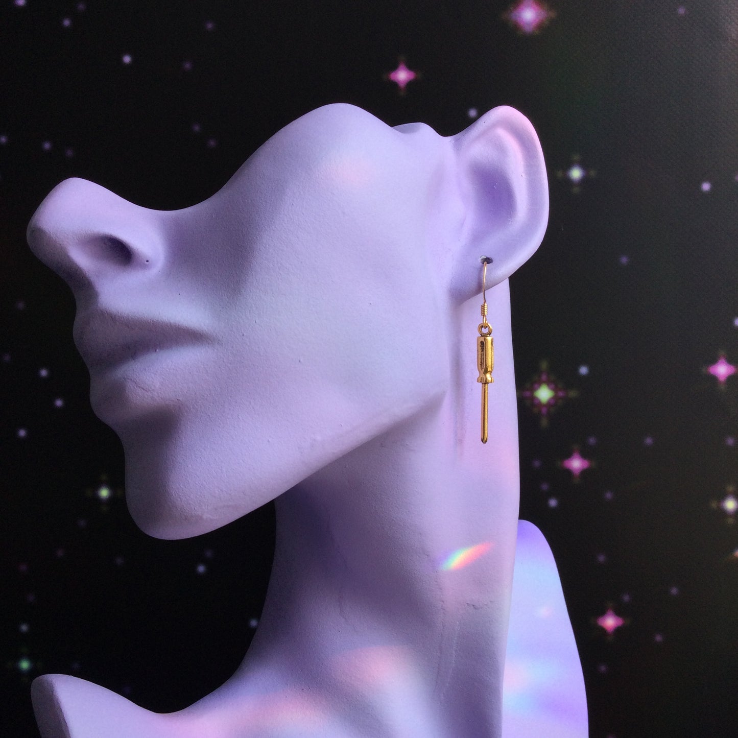 Screwdriver earrings