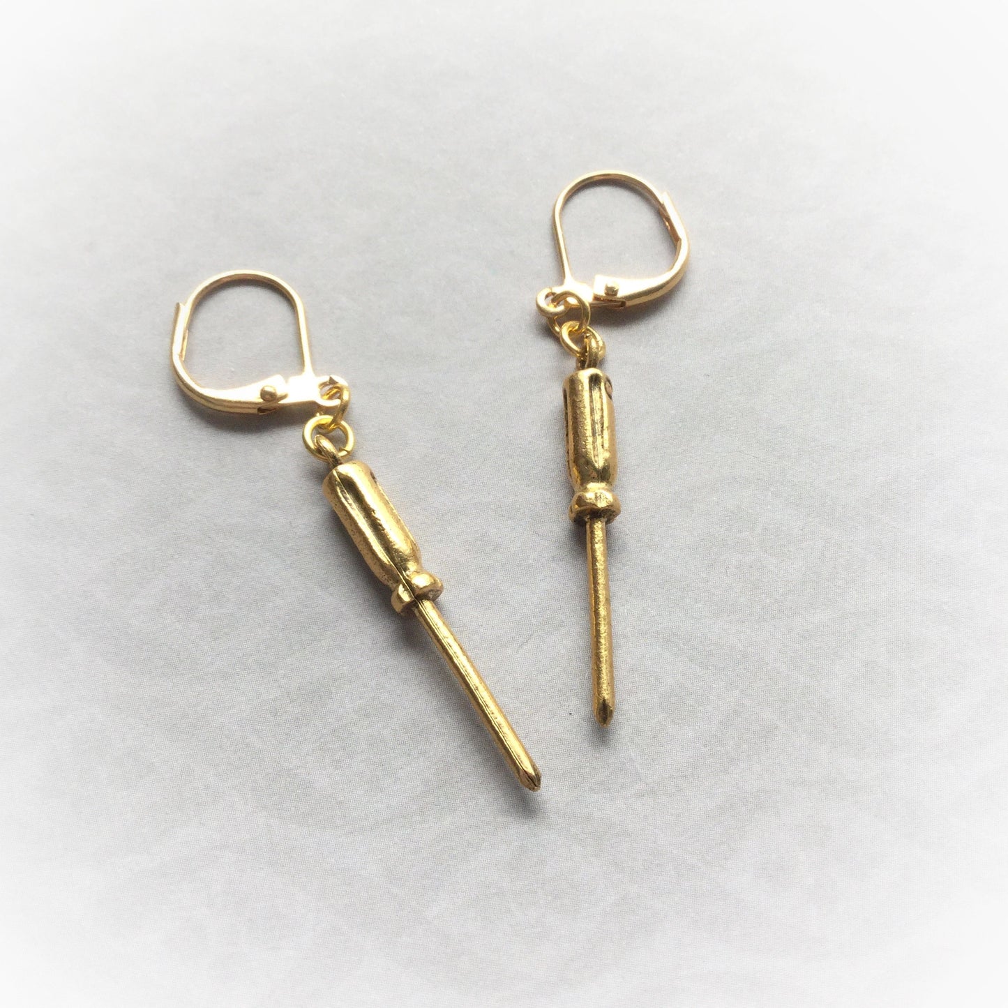 Screwdriver earrings