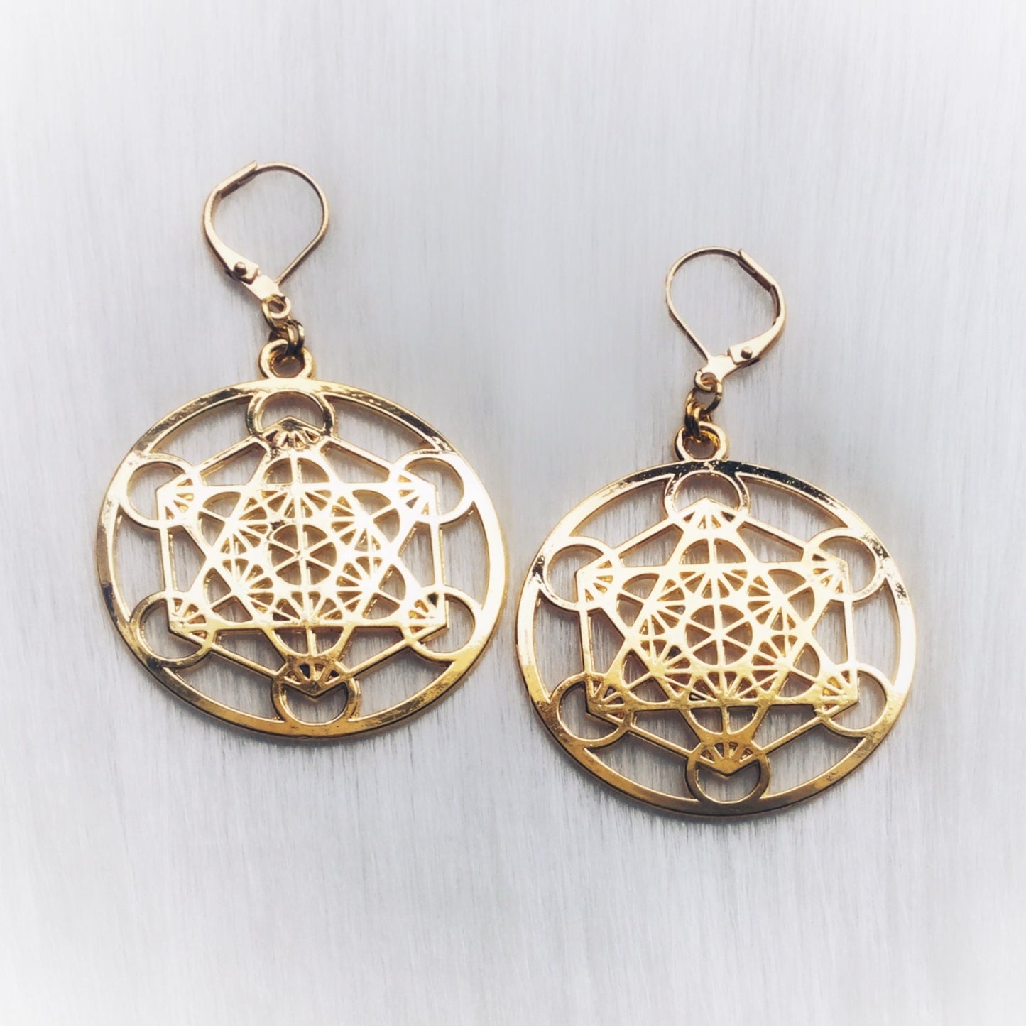 Metatrons Cube Earrings