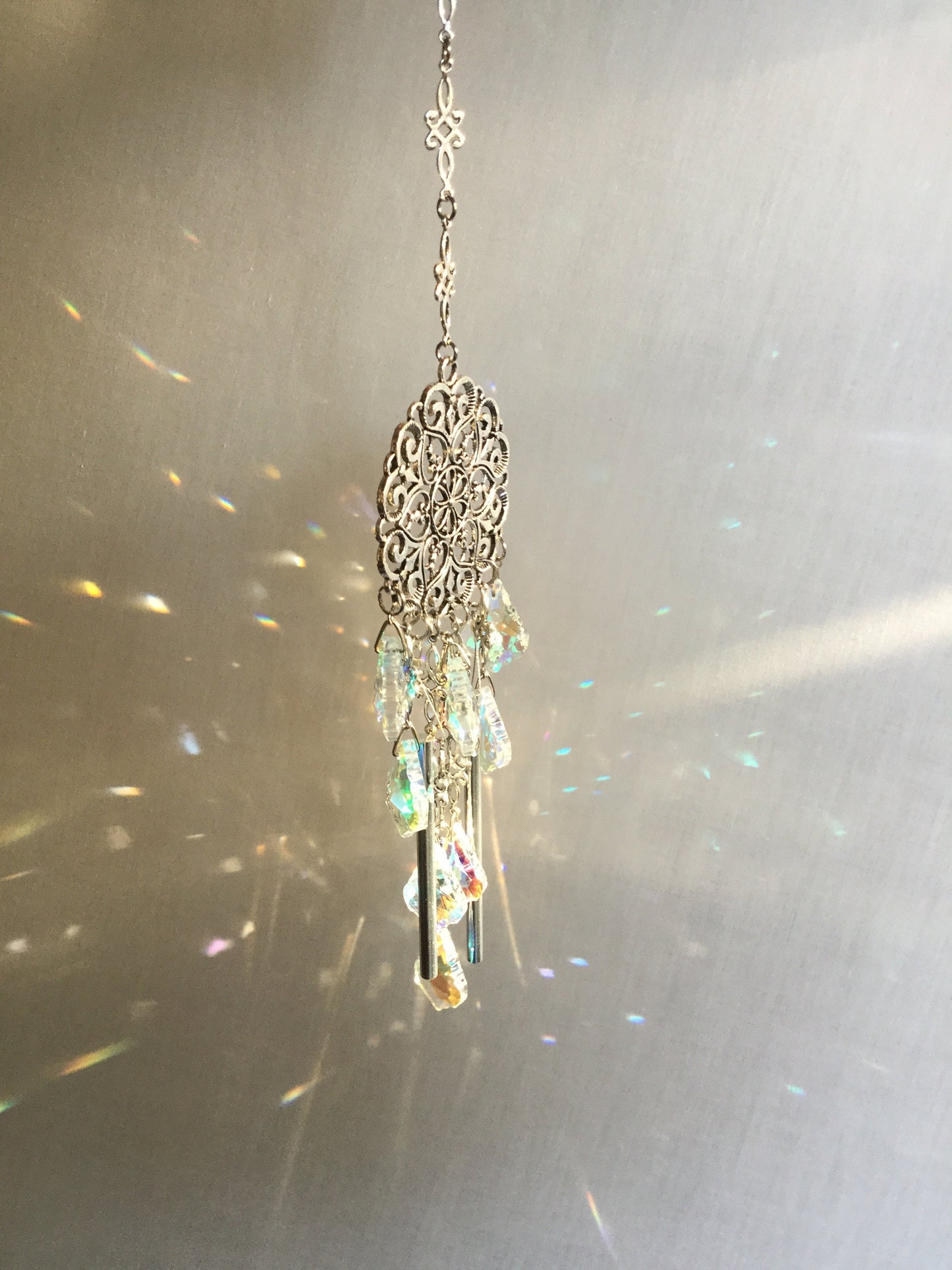 Mandala Crystal Wind chime Suncatcher