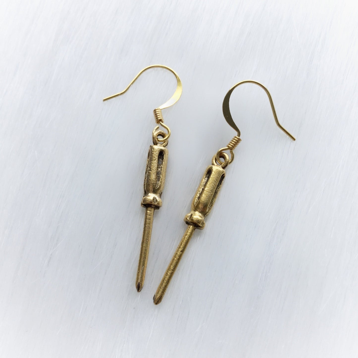 Screwdriver earrings