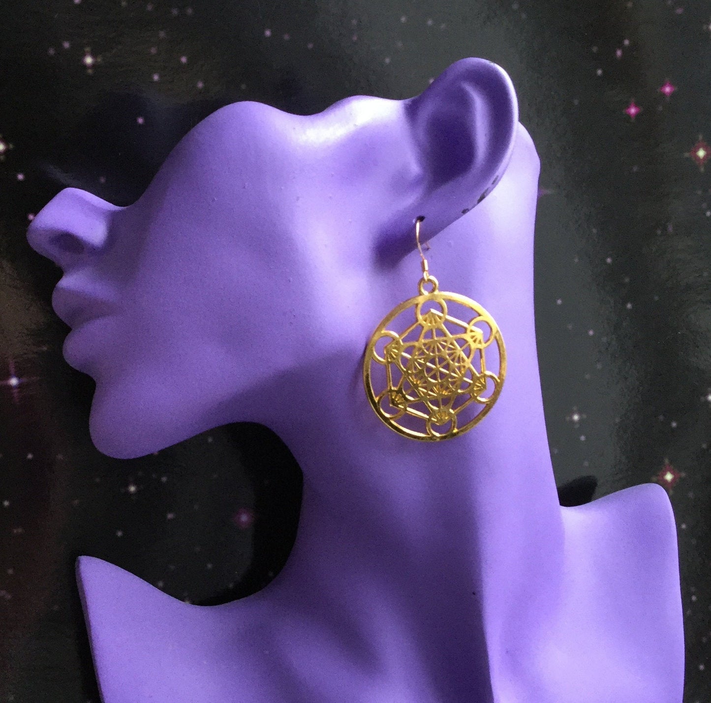 Metatrons Cube Earrings