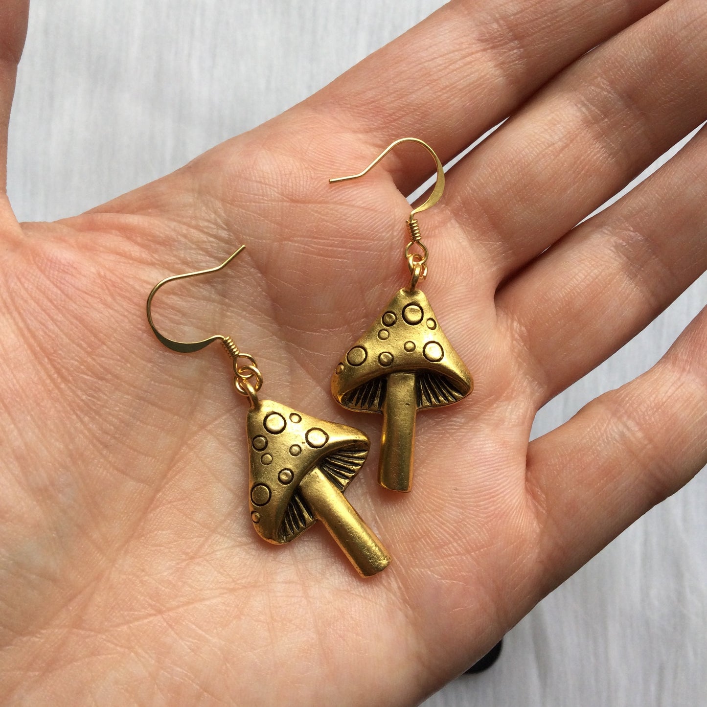 Mushroom earrings