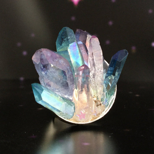 Crystal Cocktail Ring