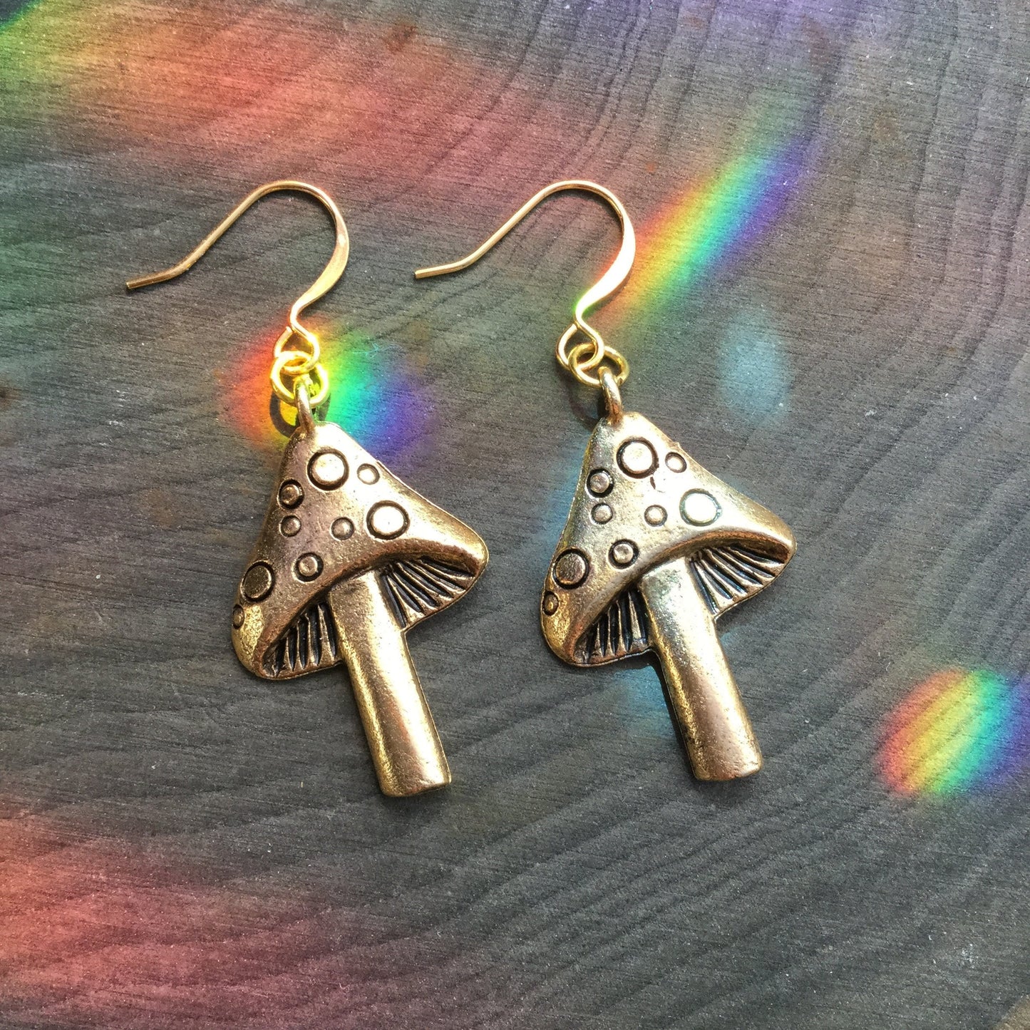 Mushroom earrings