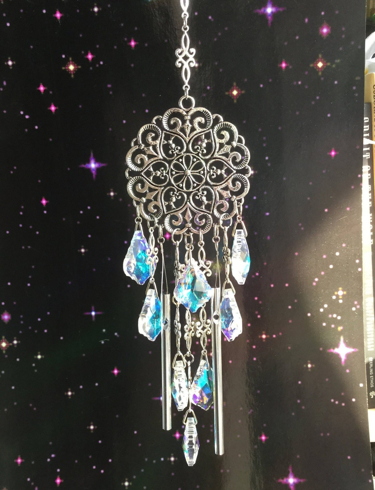 Mandala Crystal Wind chime Suncatcher