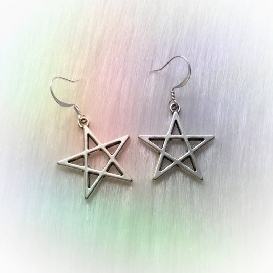 Pentagram Earrings