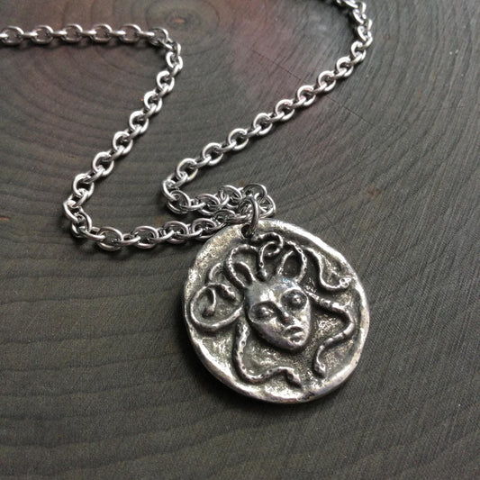 Medusa necklace